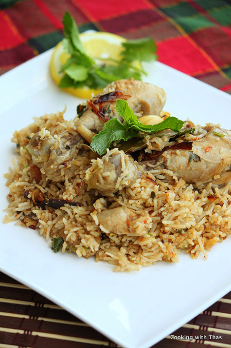 Chicken Biryani – South Indian Recipe - Cooking with Thas - Healthy ...