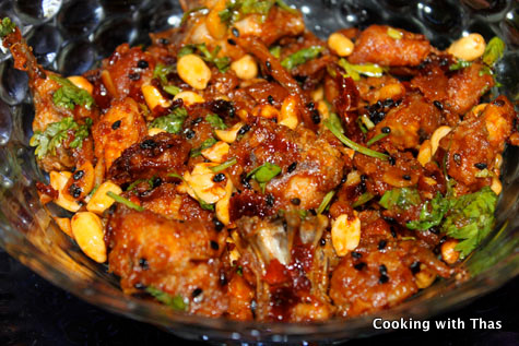 Peanut Sesame Chicken - Cooking with Thas - Healthy Recipes, Instant