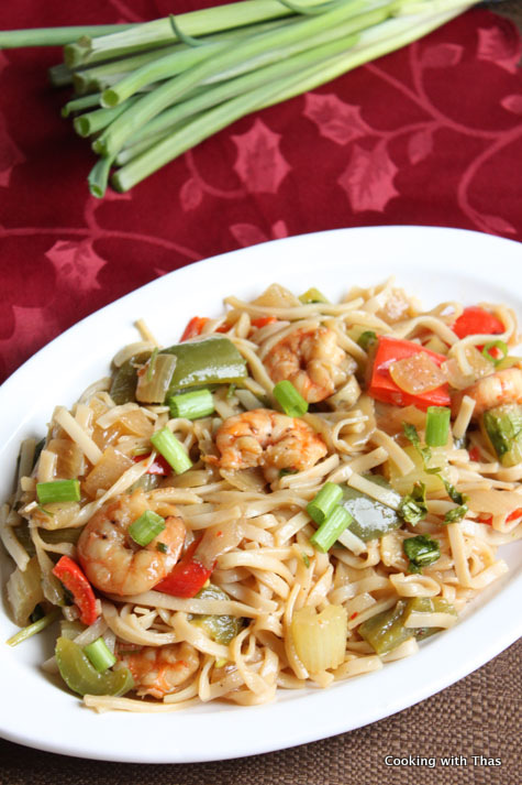 Shrimp Rice Noodles - Cooking with Thas - Healthy Recipes, Instant pot ...