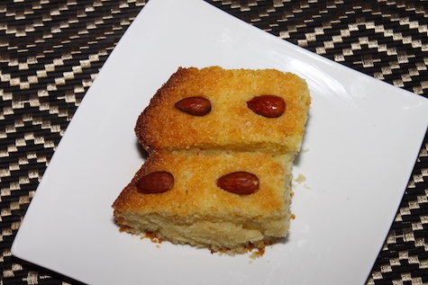 Rava Cake Basbousa,How to Make Basbousa | vahrehvah