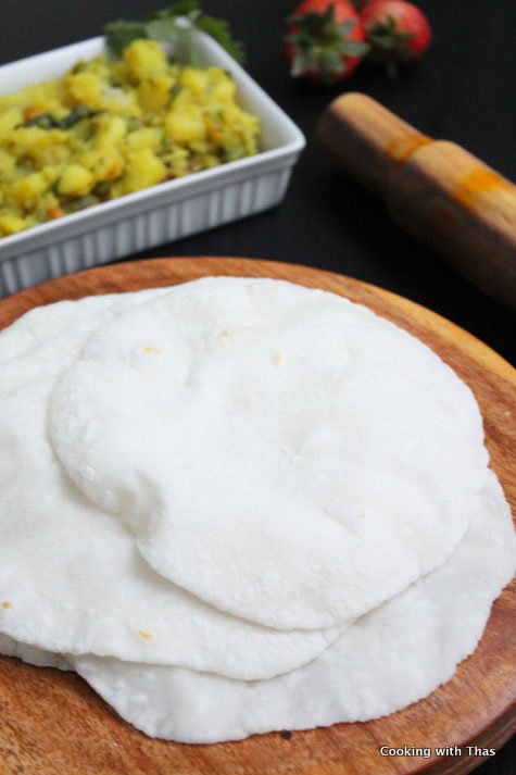 Pathiri- Rice roti, Malabar Speciality
