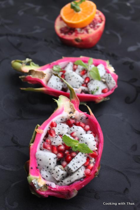 Dragon Fruit Salad - Healthy Refreshing Dessert and it's Health