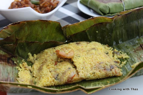 shrimp-coconut rice