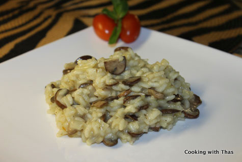 Saffron Mushroom Risotto