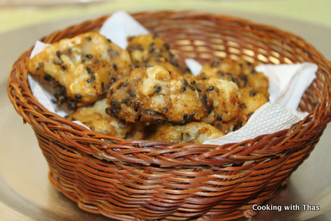 cauliflower fritter