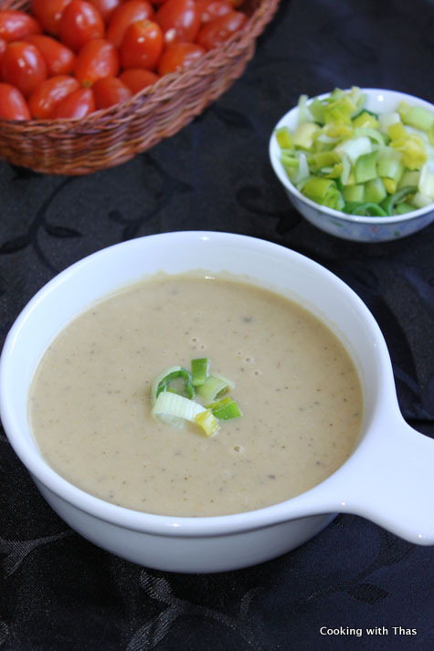 leek-potato soup