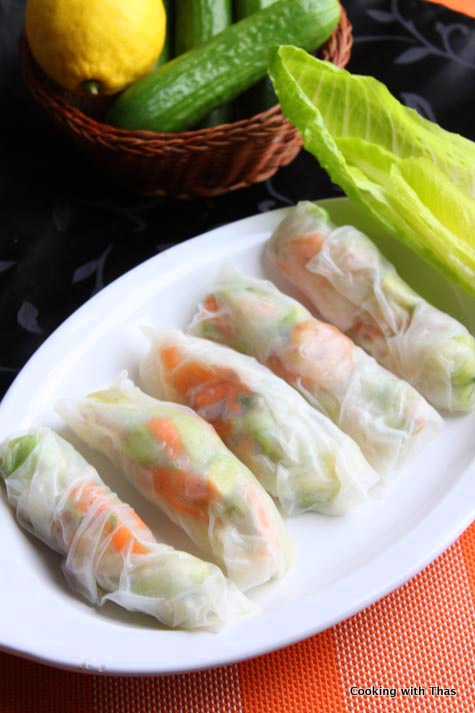 Shrimp Rice paper rolls