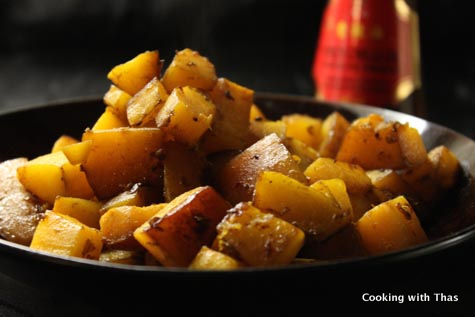 asian flavored oven roasted butternut squash