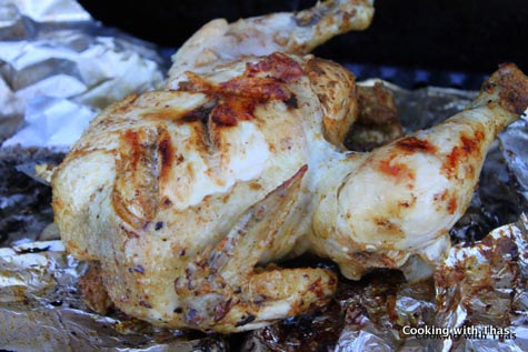 whole chicken grilled