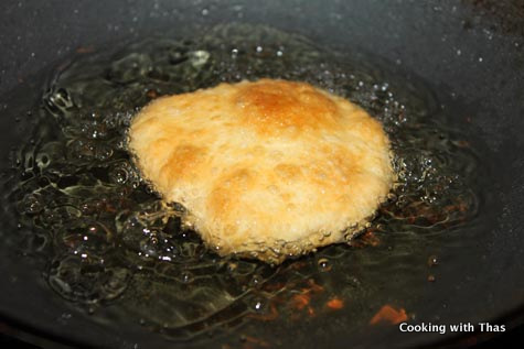 frying kachori