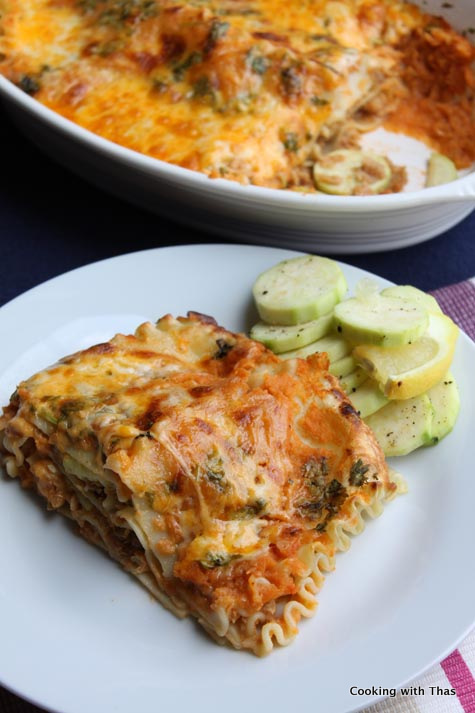 soy chunk-lasagna