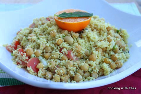 couscous chick peas salad