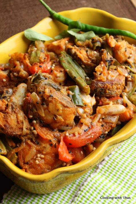 fish-okra roast