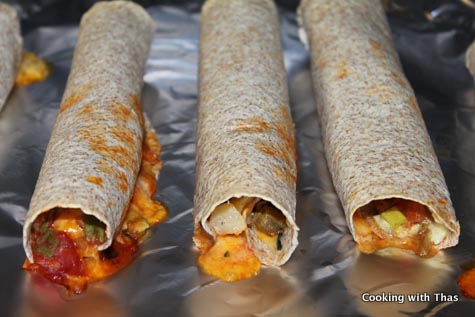 making baked antojitos