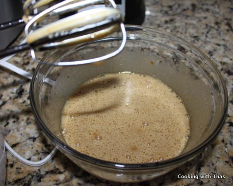 making zucchini-bread