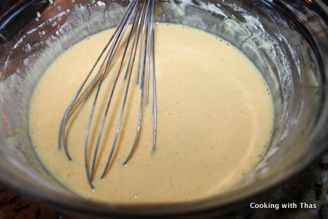 yogurt-besan batter