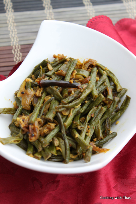 long beans stir fry