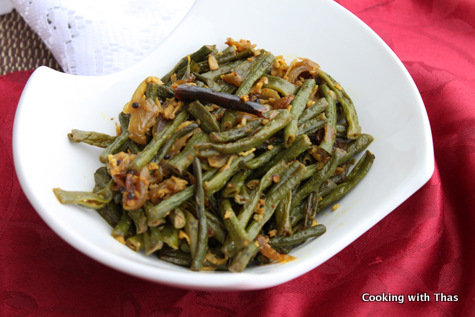 long beans-stir fry