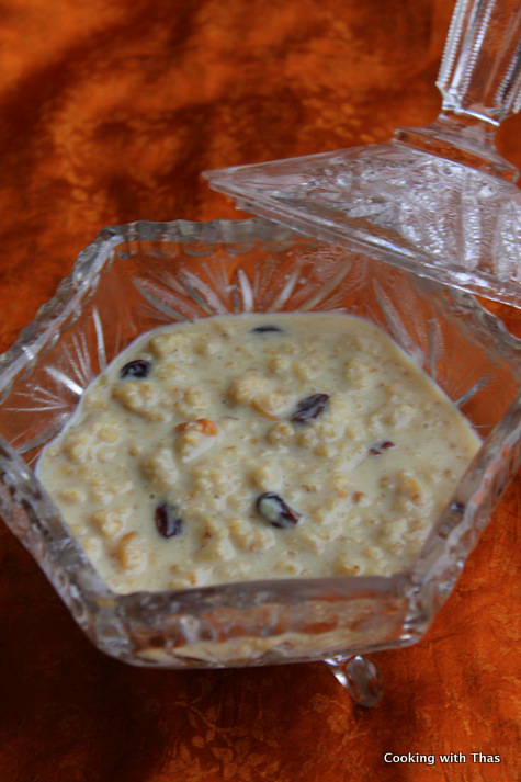 oats and nuts payasam