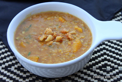 squash lentil soup