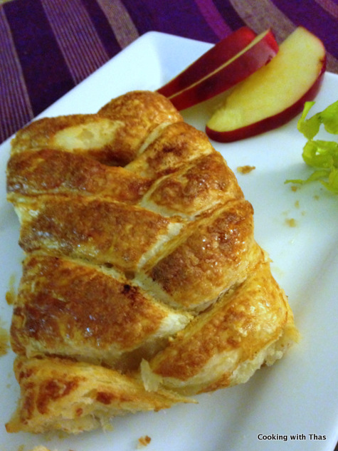 apple-maple syrup danish