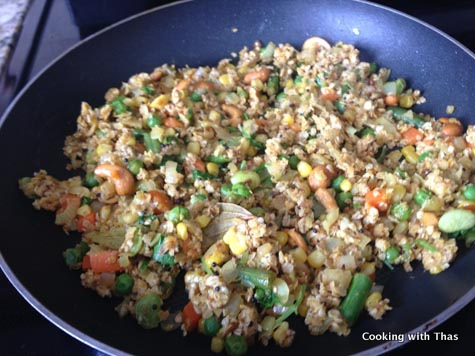 making-oats upma