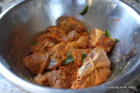 marinated mutton