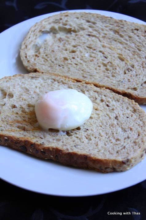 microwaved poached eggs