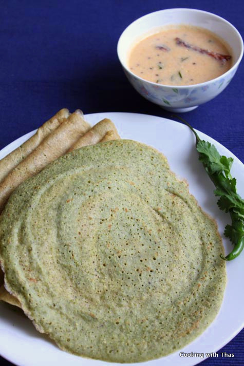 mung bean dosa