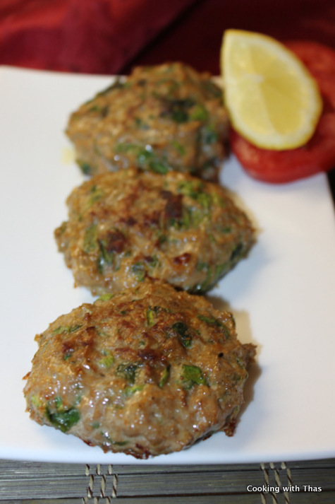 spinach chicken-patties