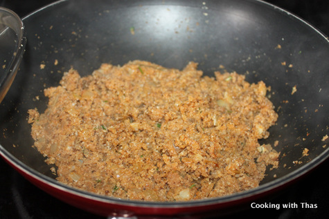 grated cauliflower stir fry