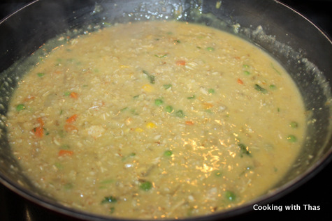 making oats chicken soup