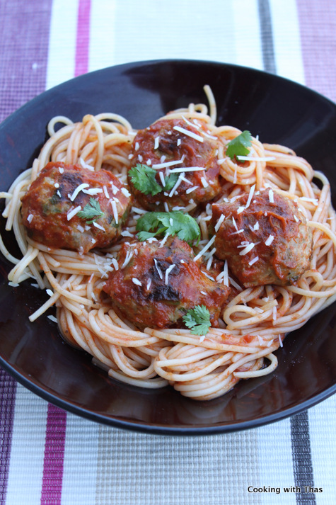 spaghetti and meatballs