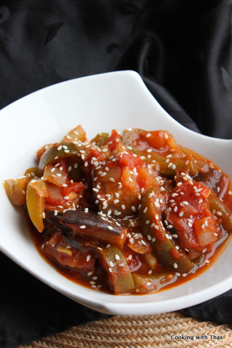 eggplant and tomato stew