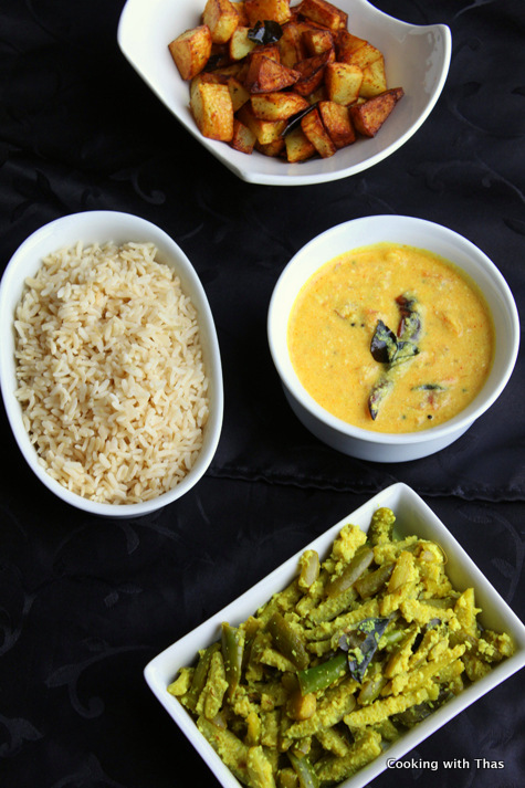 kerala veggie platter