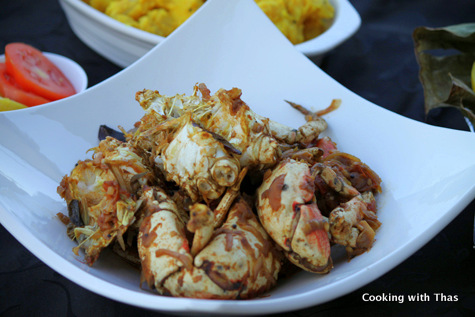 kerala style crab roast