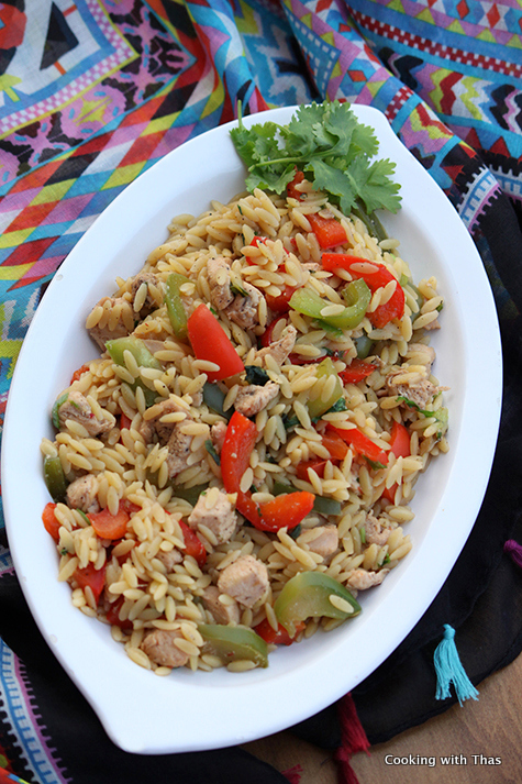 Asian-style orzo