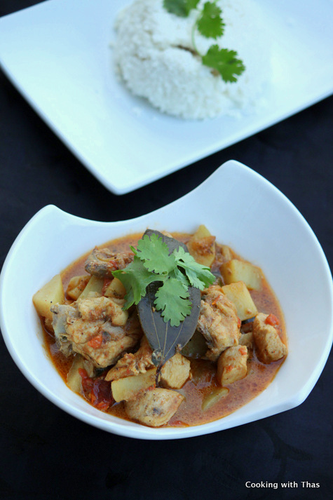 chicken and potato curry