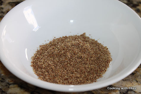 ground flax seeds