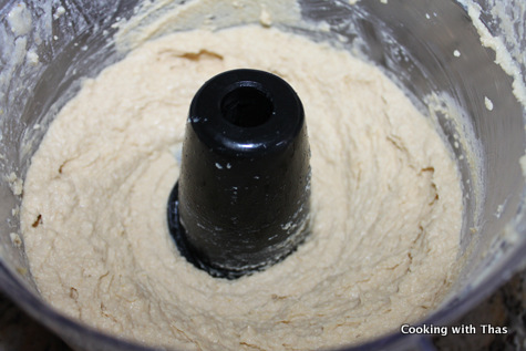 making hummus