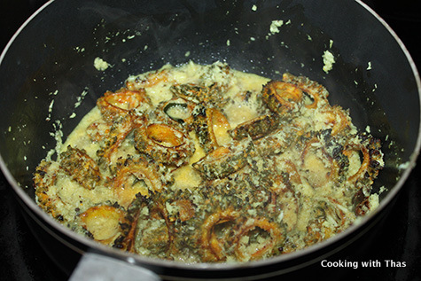 making pavakka pachadi