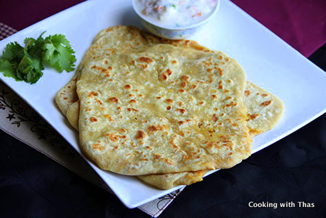 chana dal stuffed paratha