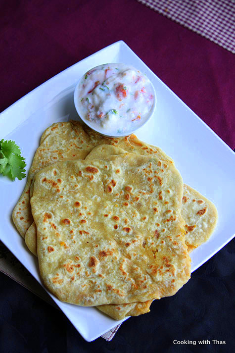 chana-dal stuffed paratha