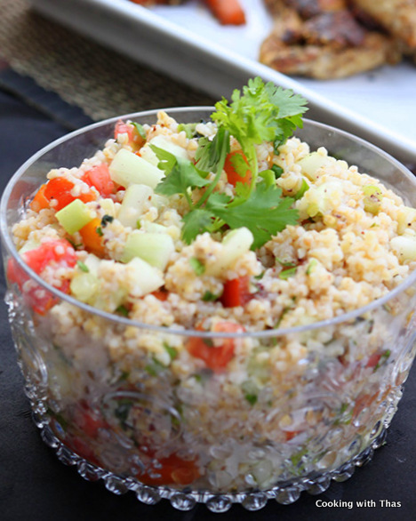 cracked wheat salad