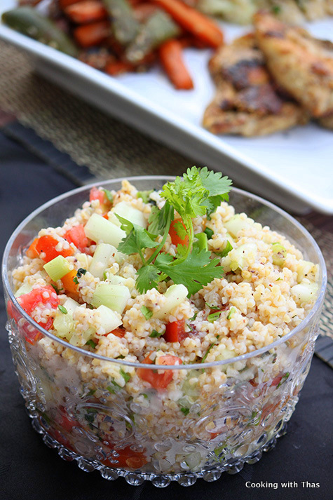 craked wheat-salad