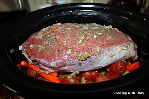 making pot roast