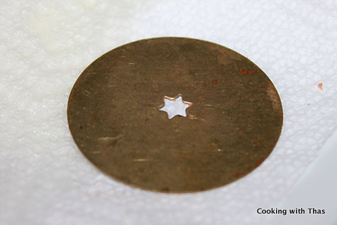 star shaped disc for making murukku