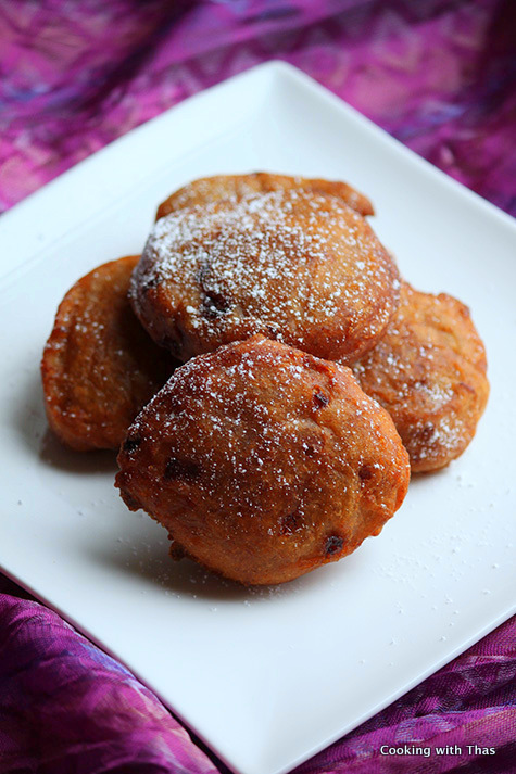 banana fritters