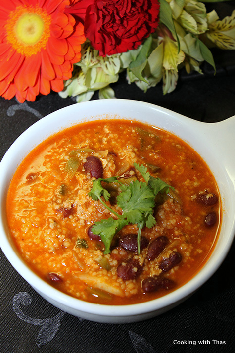 chicken-couscous soup