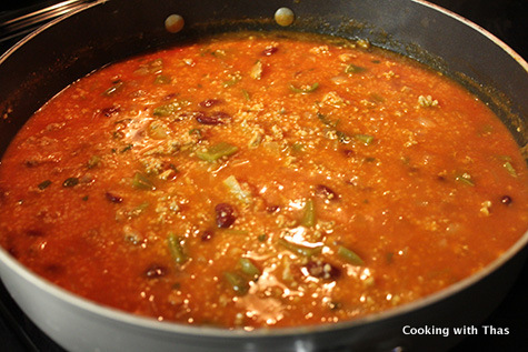 making couscous soup
